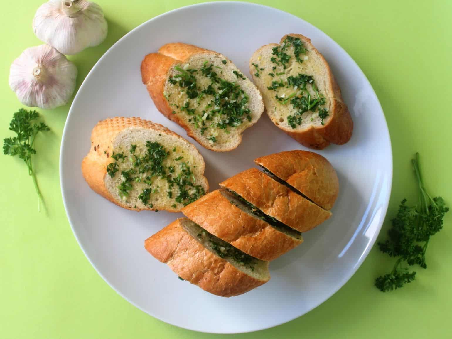 vegan garlic bread recipe