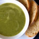 Spinach and courgette soup