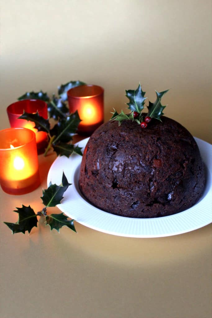 vegan christmas pudding