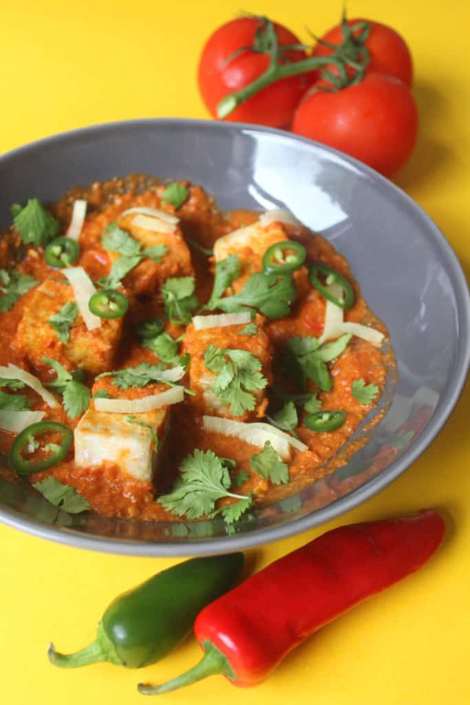 vegan paneer butter masala